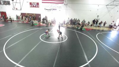 56-62 lbs Round 1 - Emmit Olguin, California Grapplers vs Amarah Powers, MTC
