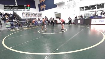 150 lbs Cons. Round 2 - Thomas Alvarez, Mayfair vs Isaac Hernandez, Valley View
