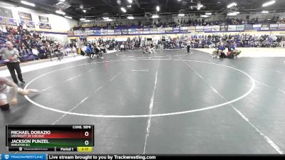 197 lbs Cons. Semi - Michael Dorazio, University Of Chicago vs Jackson Punzel, Wheaton (IL)