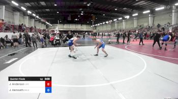 138 kg Quarterfinal - Jayden Anderson, Live Training vs Jason Hemsath, Goldman W.A.R