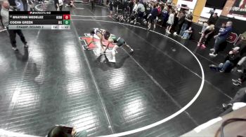 126 lbs Champ. Round 2 - Coehn Green, Belgrade vs Brayden Medelez, Hermiston