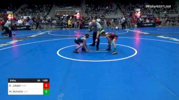 64 lbs Consolation - Aiden Jalajel, Team Tulsa WC vs Madox Schmitz, Clipper WC