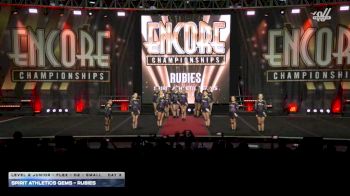 Spirit Athletics Gems - Rubies [2025 L2 Junior - Flex - D2 - Small Day 3] 2025 Encore Grand Nationals