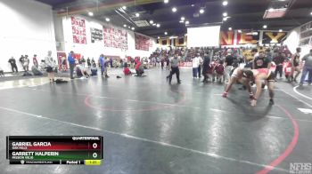 165 lbs Quarterfinal - Gabriel Garcia, Oak Hills vs Garrett Halperin, Mission Viejo