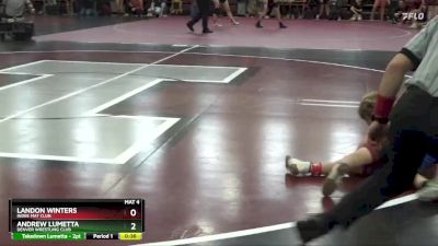 SPW-7 lbs Cons. Semi - Landon Winters, Indee Mat Club vs Andrew Lumetta, Denver Wrestling Club