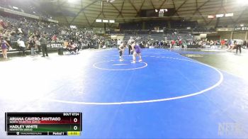 Girls 3A/4A 190 Cons. Round 4 - Ariana Cavero-Santiago, North Thurston (Girls) vs Hadley White, Hermiston (Girls)