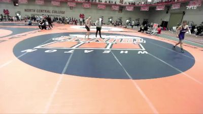 157 lbs Cons. Round 3 - Zaren Anderson, Carthage College vs Aden Byal, Wisconsin-Whitewater