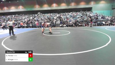 165 lbs Round Of 64 - Damian Porter, Carson vs Leo Klinger, Meridian