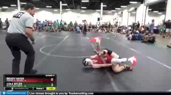 126 lbs Round 5 (8 Team) - Brady Niver, Proper-ly Trained vs Cole Byler, PA Alliance White