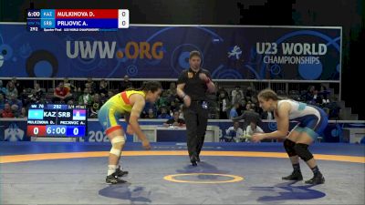 76 kg Quarterfinal - Dilnaz Mulkinova, Kaz vs Andela Prijovic, Srb