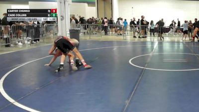 120 lbs Round Of 64 - Carter Chunko, PA vs Cade Collins, NJ