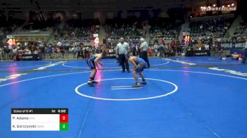 110 lbs Consolation - Parker Adams, Vinita Kids Wrestling vs Kage Gorczynski, Dark Cloud WC