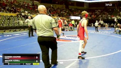 132 Class 2 lbs Champ. Round 1 - Kamden Hooper, Odessa vs Watson Azdell, Mexico