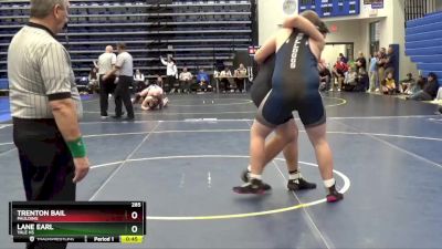 285 lbs Cons. Round 2 - Lane Earl, Yale HS vs Trenton Bail, PAULDING