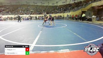 105 lbs Round Of 16 - Tucker Teague, Amped Wrestling Club vs Yoselin Hernandez, OKC Saints Wrestling
