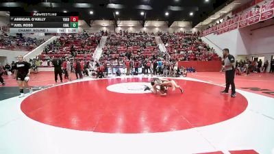 HS 115 lbs Champ. Round 1 - Abbigail O`Kelly, YUKON vs Juel Ross, CARL ALBERT