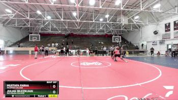 285 lbs 3rd Place Match - Mustafa Farha, Palomar College vs Julian Bilezikjian, Rio Hondo College