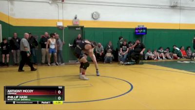 132 lbs Champ. Round 2 - Anthony McCoy, LEBANON vs Phillip Hash, RIVER VALLEY (Bidwell)