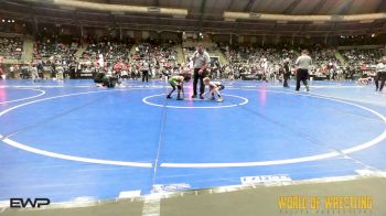 55 lbs Round Of 32 - Christopher Waitkus II, Team Tulsa Wrestling Club vs Kainon Carroll, Team Donahoe
