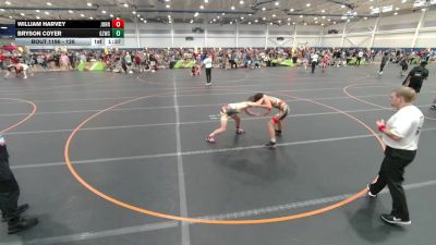 126 lbs Cons. Round 5 - Bryson Coyer, Unattached vs William Harvey, Unattached