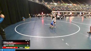 56 lbs Round 1 - Alexis Hacker, Iowa vs Stella Gliem, Moen Wrestling Academy