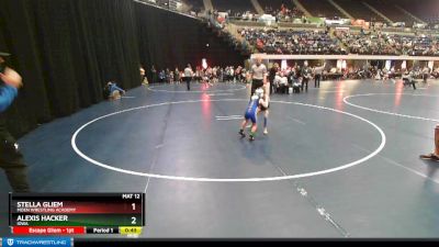 56 lbs Round 1 - Alexis Hacker, Iowa vs Stella Gliem, Moen Wrestling Academy