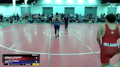 187 lbs Round 2 (8 Team) - Isaac Cobbs, Oklahoma Blue vs Giovanni Celis, Indiana