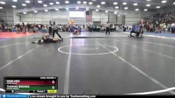 145 lbs Cons. Round 2 - Thomas Brooks, Stone Bridge vs Won Heo, Menchville
