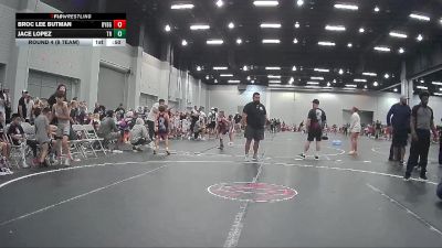 80 lbs Round 4 (8 Team) - Broc Lee Butman, Backyard Brawlers Gold vs Jace Lopez, Top Rank