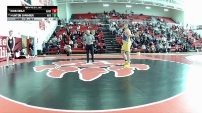 285 lbs Cons. Round 2 - Nick Dean, Wadsworth vs Hunter Shuster, Wooster