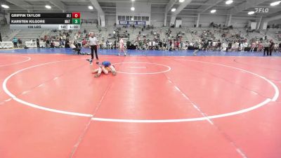 106 lbs Rr Rnd 2 - Griffin Taylor, Average Joes - HSB vs Karsten Kilgore, Mat Warriors White HS - HSB