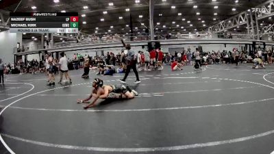 120 lbs Round 5 (6 Team) - Michael Kirk, Orchard South WC vs Nazeef Bush, Colonial Pride