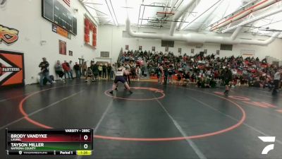 285C Round 3 - Tayson Miller, Natrona County vs Brody Vandyke, Laurel