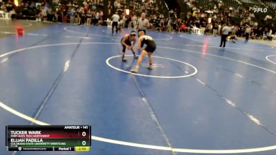 141 lbs Champ. Round 1 - Tucker Wark, Fort Hays Tech Northwest vs Elijah Padilla, Colorado State University Wrestling Club