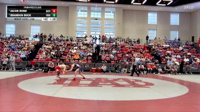 126 lbs Quarterfinal - Brandon Buck, Father Ryan High School vs Jacob Bond, Baylor School