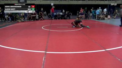 130 lbs Quarterfinal - Aisha Abdussamad, Egg Harbor Twp vs Alexis Mott, Masonville