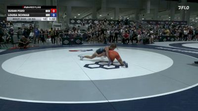 55 kg Champ. Rd Of 32 - Susan Fozo, Michigan vs Louisa Schwab, Menlo Wrestling Club