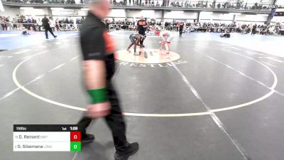 116 lbs Semifinal - Dylan Reinard, Smithtown East vs Dunia Sibomana, Long Beach