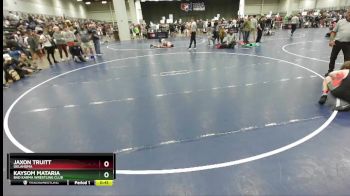 138 lbs Cons. Round 2 - Kaysom Mataria, Bad Karma Wrestling Club vs Jaxon Truitt, Oklahoma