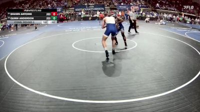 D 1 165 lbs Cons. Round 2 - Quinn Anderson, Jesuit vs Shawn Antoine, John Ehret