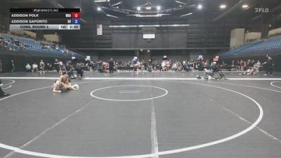 117 lbs Cons. Round 3 - Addison Saporito, Ottawa University vs Addison Polk, Wayland Baptist University