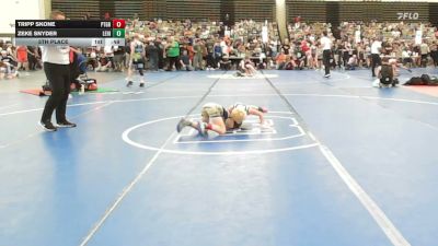 65-B lbs 5th Place - Tripp Skone, Pottsgrove vs Zeke Snyder, Lehighton Youth Wrestling
