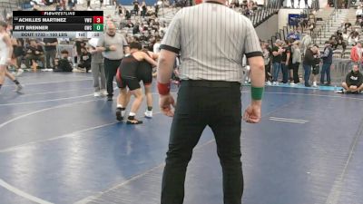 100 lbs 1st Place Match - Achilles Martinez, Valiant Wrestling Club vs Jett Brenner, Grindhouse Wrestling Club