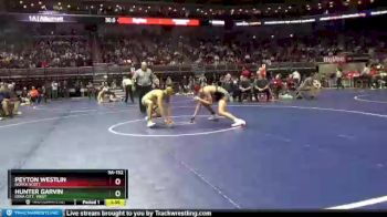 3A-152 lbs Semifinal - Hunter Garvin, Iowa City, West vs Peyton Westlin, North Scott