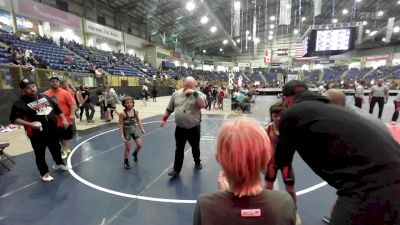 66 lbs Consi Of 16 #2 - No Show No Show, Bald Eagle WC vs Dawsyn McCabe, Southwest Hammers