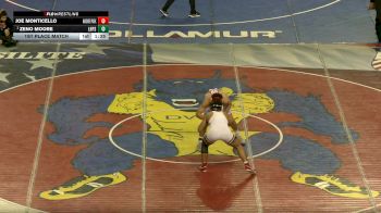 157 lbs 1st Place Match - Zeno Moore, Lake Highland Preparatory School vs Joe Monticello, Hanover Park