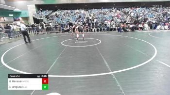 157 lbs Consi Of 4 - Hank Hanssen, Wasatch vs Gabriel Delgado, Slam Academy