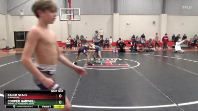 85 lbs Cons. Round 3 - Cooper Harwell, Ironclad Wrestling Club vs Kaleb Seals, Alpha Elite