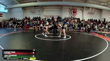 110 lbs Semifinal - Sydney Babi, Eaglecrest vs Lexi Thurmon, Coal Ridge