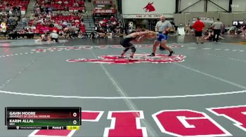 133 lbs Quarterfinal - Karim Allal, NEO vs Gavin Moore, University Of Central Missouri